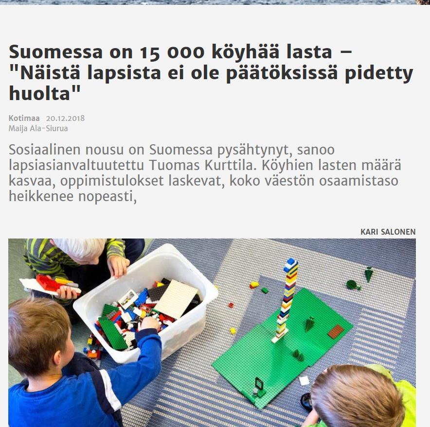 Bronxissa kuin Ivalossa.