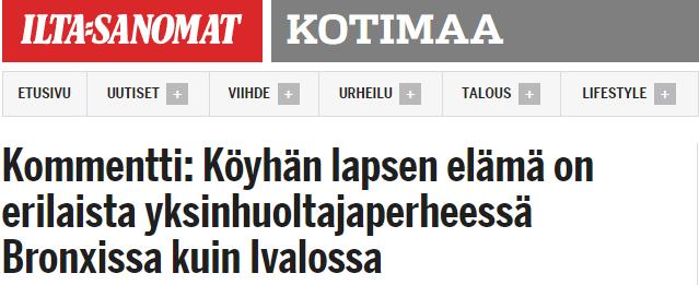 että toimeentulovaikeuksia kokeneiden