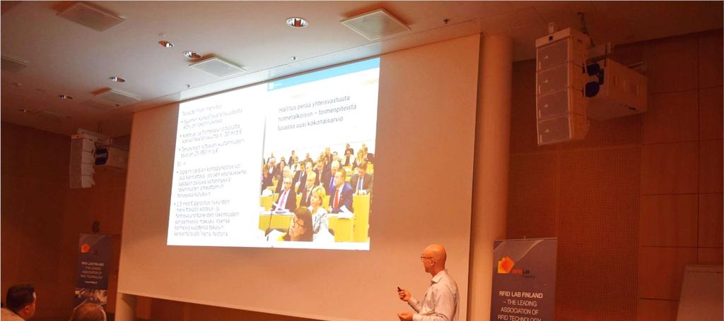 Tärkeimpänä tapahtumana jossa esiteltiin projektin tulokset oli RFID/NFC - KONFERENSSI 15.11.2018, jonne kokoontui Suomen RFID alan toimijat: http://www.rfidlab.