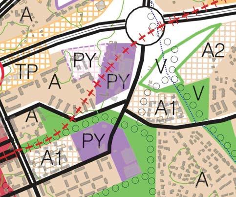 Kuva: Ote Uudenmaan maakuntakaavasta (lähde: Uudenmaanliiton karttapalvelu 10/2017 Uudenmaan liitto ja Itä-Uudenmaan liitto). Kuva: Ortoilmakuva. Alueen nykytilanne Alueella sijaitsee puutarhamyymälä.