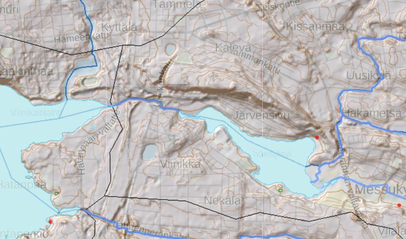 4 KOHDE VIINIKANOJA PYHÄJÄRVEN VIINIKANLAHTI IIDESJÄRVI Vuohenoja Kuva 2.3.