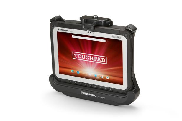 Tukevasti, ergonomisesti ja turvallisesti Telakointiasemat Ergonomisiksi suunnitellut, tarkasti testatut ja täysin vahvistetut Panasonic-telakointiasemat täydentävät täysin vahvistettuja Toughbook-