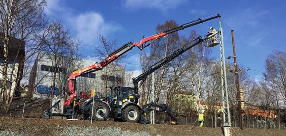 Monipuolinen Lännen Rail Systems -ratatyökone korvaa