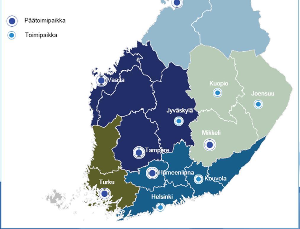 Itä-Suomen aluehallintovirasto toimii Etelä-Savon,