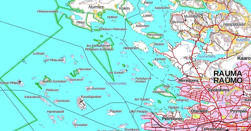 3 Tarkkailualue Kalataloudellinen tarkkailu käsittää Rauman edustan merialueen.