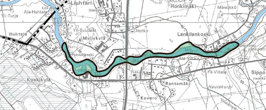 Y2 ja Y3, Ramboll 31.1.2011) todettu luonnon monimuotoisuuden kannalta rantaalueella oleva arvokas alue/ maakäytössä huomioitava alue (MRL 5 ).