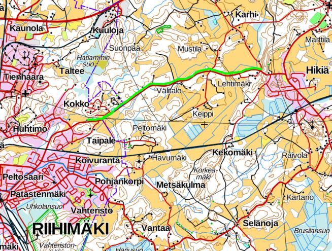 2018 Yleistä Uudenmaan ELY-keskus on laatinut vuonna 2010 tiesuunnitelman, Mt 2879 Riihimäki Hikiä kevyen liikenteen väylä, Riihimäen kaupungin ja Hausjärven kunnan alueille.