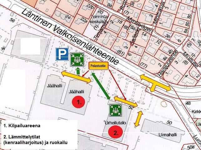 LÄMMITTELY JA KENRAALIHARJOITUS Lämmittely tapahtuu Trio Areenan viereisessä palloiluhallissa Trio Sport Centerissä. Palloiluhallissa järjestetään myös aikataulutettu vapaaehtoinen kenraaliharjoitus.