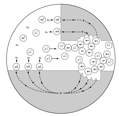 crevice corrosion could affect the structural integrity of the titanium components it is not expected to have any effect on the local composition of the bentonite. Figure 6-2.