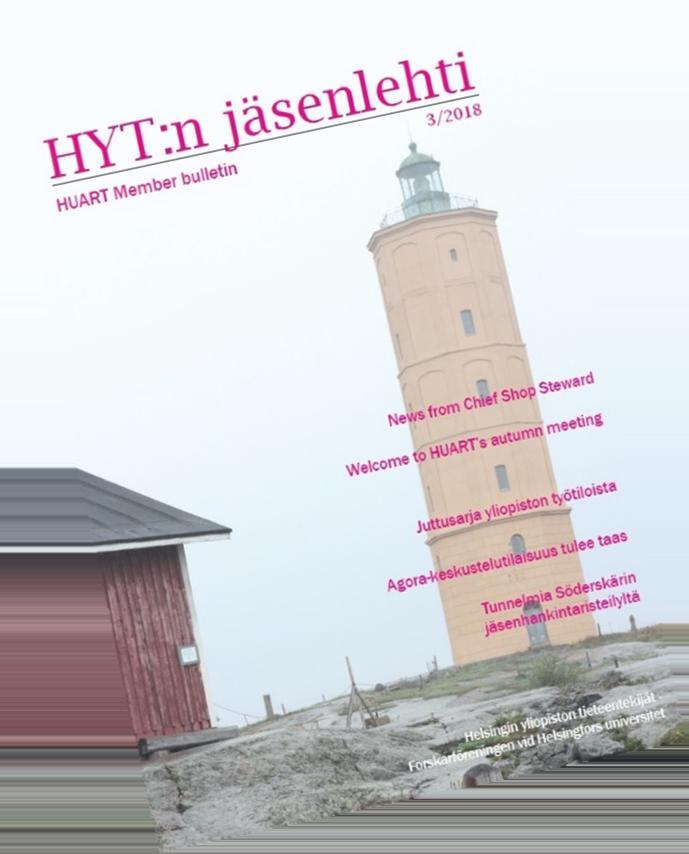 u HYTin jäsenlehti ilmestyy digitaalisena yhdistyksen verkkosivuilla