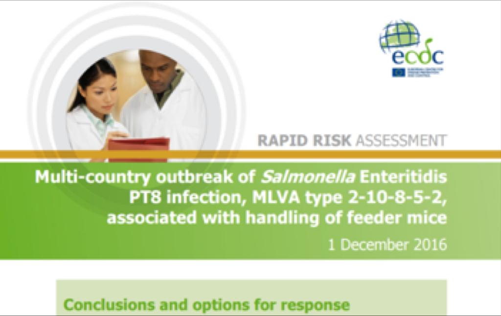 Riskinarvio (Rapid risk assessment, RRA) ECDC tai