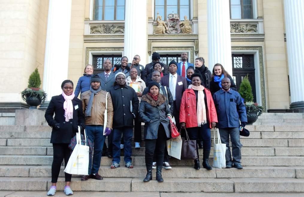 Demon emännöimä mosambikilaisten kansanedustajien opintomatka Suomeen järjestettiin 13.-18.11.