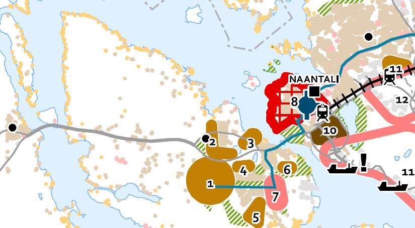 KAAVOITUSTA OHJAAVAT SUUNNITELMAT: MAAKUNTAKAAVAT Maakuntakaavoituksesta Naantalin alueella vastaa Varsinais-Suomen liitto.