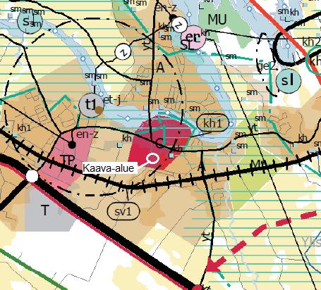 Nosto Consulting Oy 8 (21) Ote maakuntakaavasta: Lähde: Satakunnan maakuntakaava Suunnittelualue on maakuntakaavassa keskustatoimintojen aluetta (C).