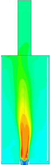 Tube surface temperatures are generally higher with OF2reactions case than in Fluent.