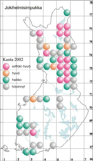 9. Jokihelmisimpukka eli raakku (R3) Jokihelmisimpukka on tummanruskea, pitkäikäinen ja erittäin uhanalainen nilviäinen.