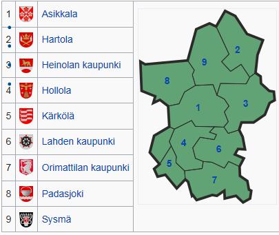 PÄIJÄT-HÄMEEN PELASTUSLAITOS AHe - 9 KUNTAA JOISTA 3 KAUPUNKIA (IITTI) - 24/7 PALOASEMIA 6 KPL (4