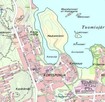 ennen niiden päätymistä Tuomiojärveen.