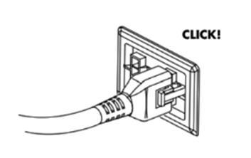 När du du tar ut komponenter såsom strömkälla, handkontroll eller bus-kabel, ska du trycka på den knappen vid sidan av anslutningsdonet för att donet ska kunna frigöras.