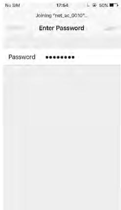 20:14 61% 20:14 61% 20:14 61% Settings CHOOSE A NET WORK... WLAN Joining "net_ac_0010".