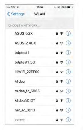 4GX bdptest1 bdptest1-5g Password Settings Airplane Mode WLAN Bluetooth Cellular On Off My Home Cisco Belkin HIWIFI-22EF60 Midea midea_fc_6866 MideaACIOT net_ac_0010 Connect to WIFI AC hot spot: