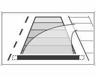 Auton liikerata näkyy ohjauskulman mukaisesti. Varoitussymbolit Varoitussymbolit ilmaistaan kolmioina 9 kuvassa, ne osoittavat kehittyneen pysäköintiavustimen takatunnistimien havaitsemat esteet.