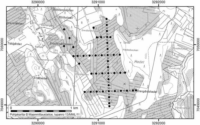 Tapio Toivonen ja Onerva Valo 90. Snodlandsmossen Snodlandsmossen (kl. 2321 07, x = 7049,6, y = 3290,9) sijaitsee noin 15 km Uudenkaarle pyyn keskustasta itään.