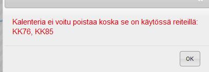 aktiiviseksi/ei-aktiiviseksi (esim. koulun työpäivät lauantaisin ja vastaavasti arkivapaat). 2.4.