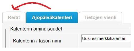 Ohje 35 (35) 4 Kysymyksiä ja vastauksia K: Näen listan reiteistä luonnoksissa/voimassaolevissa, mutta miten pääsen yksittäisen reitin tarkempiin tietoihin? V: Klikkaa reittiä taulukossa.