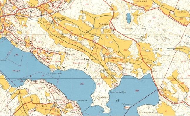 Tiestö on muuttanut aikojen saatossa hieman muotoaan, mutta tärkeimmät yhteydet ovat olleet melko pysyviä ja toimineet runkona tiestön täydentämiselle.