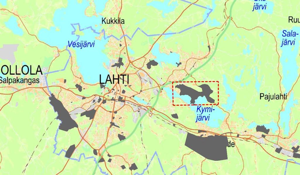 1 LÄHTÖKOHDAT 1.1 Lähtötiedot 120 000 asukkaan Lahti on kaupunki Päijät-Hämeessä eteläisessä Suomessa.