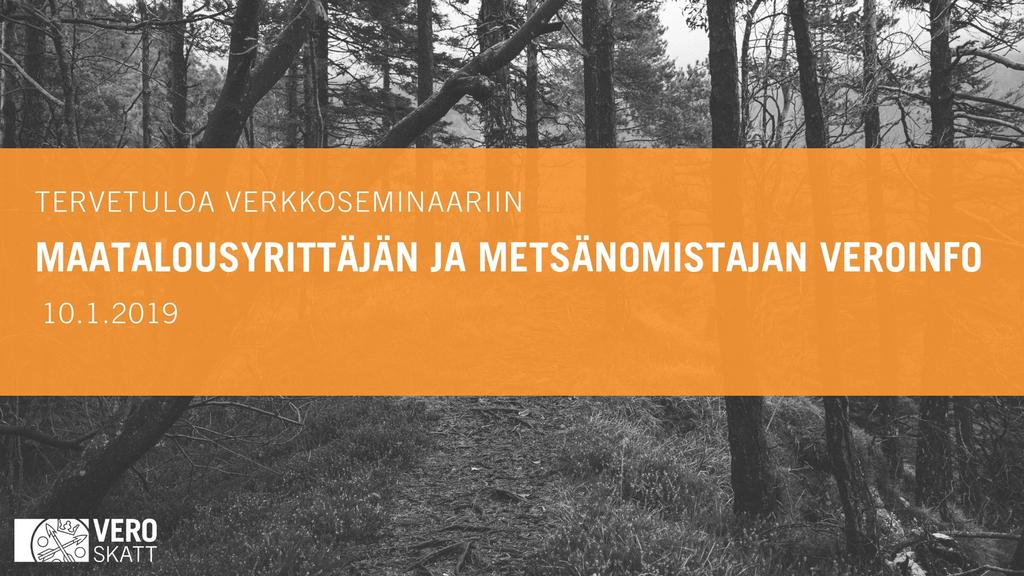 Maatalousyrittäjän ja