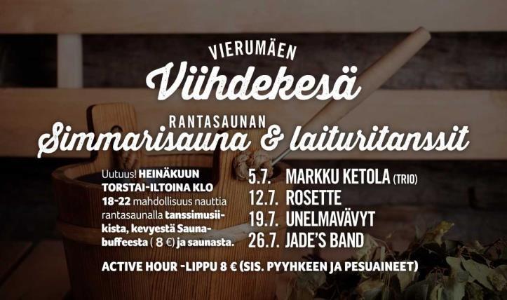Pukeudu säätilanteen mukaisesti, voit ottaa mukaasi esimerkiksi kevyen takin tuulisen päivän varalle.