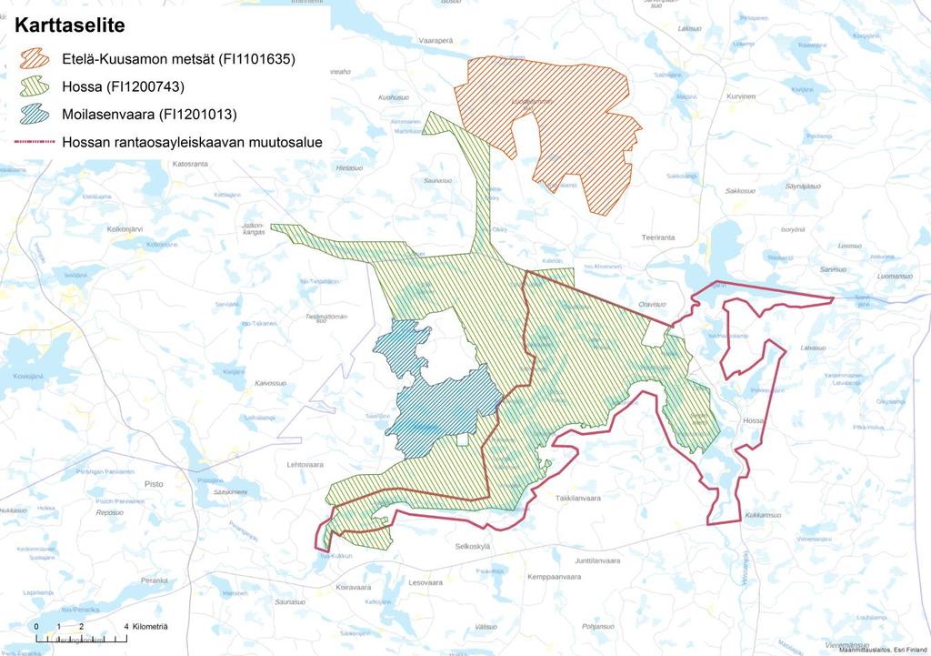 FCG SUUNNITTELU JA TEKNIIKKA OY Natura-tarveselvitys 1 (19) Hossan rantaosayleiskaavan muutos 1 Johdanto Tämä Natura-tarveselvitys koskee Hossan rantaosayleiskaavan muutosta.