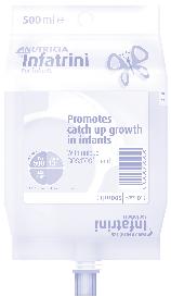 Lasten letkuravintovalmisteet Lapsen iän ja tarpeen mukaan Infatrini syntymästä yhteen ikävuoteen Nutrini 1 6 -vuotiaille tai 8 20 kg painaville NutriniMax 7 12 -vuotiaille tai 21 45 kg painaville