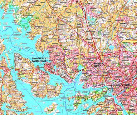 Naantalinaukolla on ulkoiluja retkeilysaaria, kuten esimerkiksi Kailon saari, jonne johtaa kävelysilta Naantalin