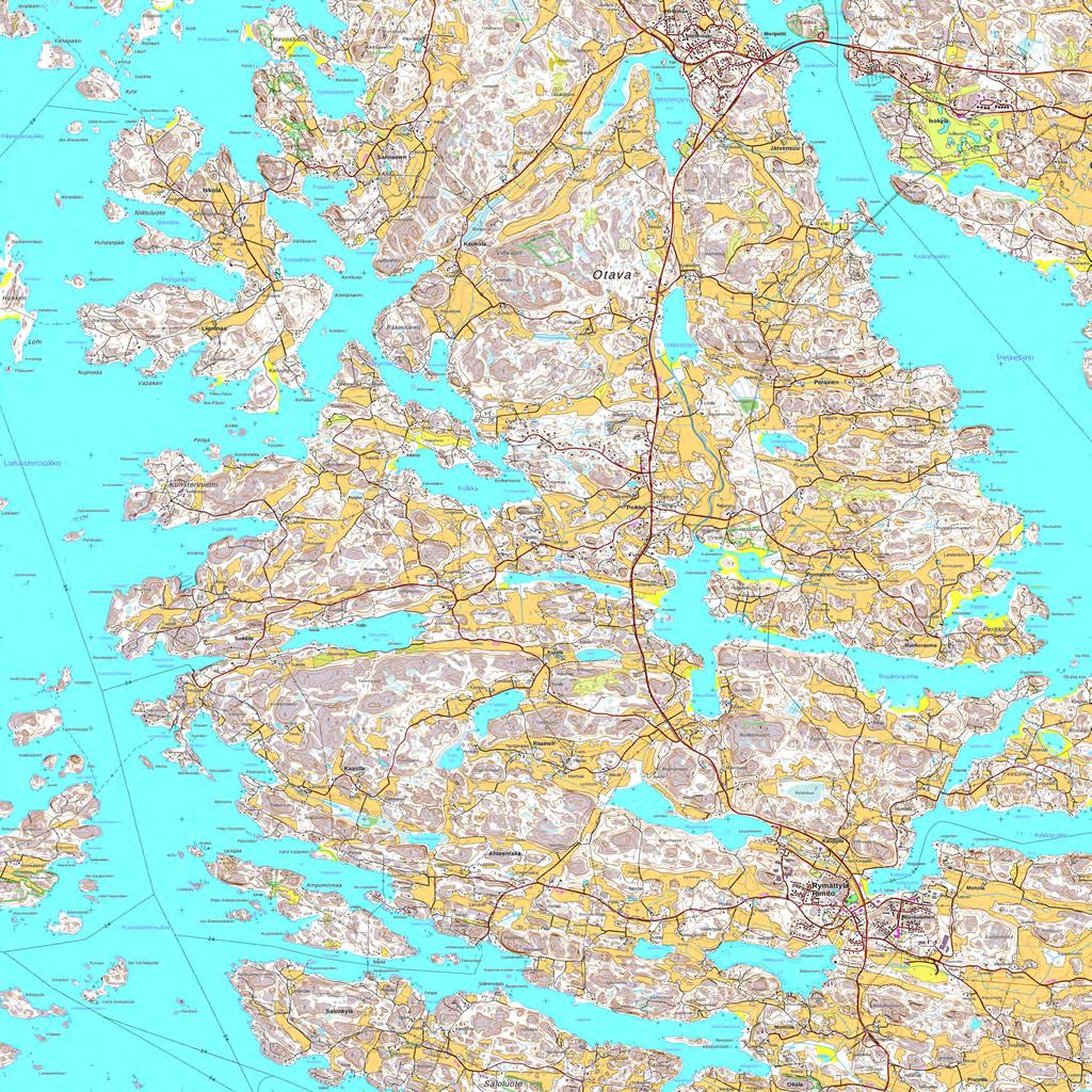 MASKUN VESISTÖREITTI OPASKARTTA, MK 1:50 000 1 Maanpään uimaranta Maskun vesistöreitille voi lähteä kanootilla tai veneellä koko päiväksi tai pienelle muutaman välietapin retkelle.