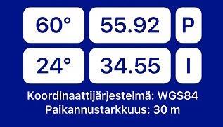 Aja n. 1km ja käänny oikealle Kiianlinnantie. Halli näkyy vasemmalla puolella hiekkakuopan pohjalla. Autojen paikoitus sallittu hallin pitkän sivun eteen.