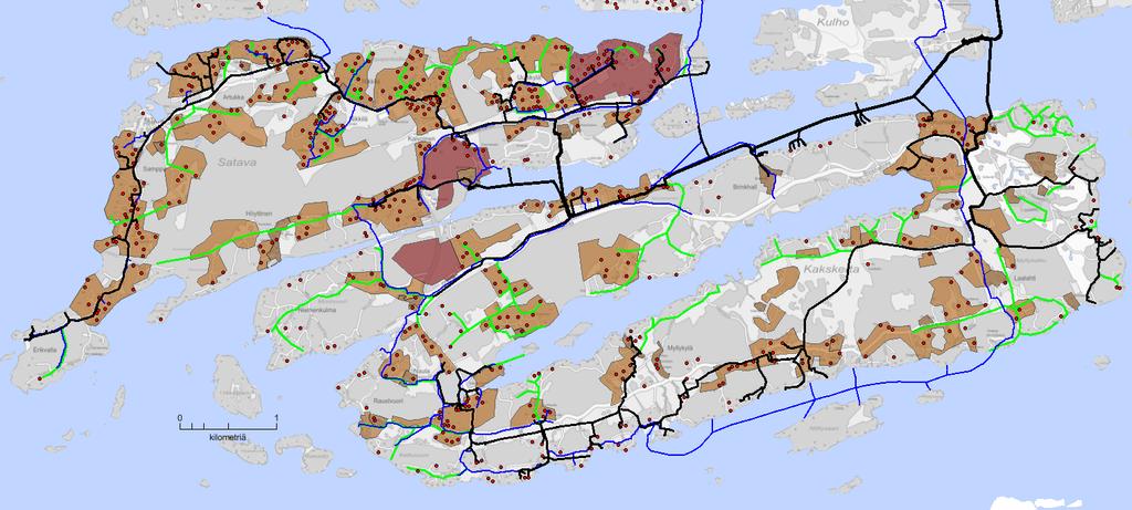 Osayleiskaavaehdotus, vesihuollon kaavamääräys: Vesihuolto on hoidettava vesihuoltolain sekä valtioneuvoston asetuksen talousjätevesien käsittelystä viemäriverkostojen ulkopuolisilla alueilla