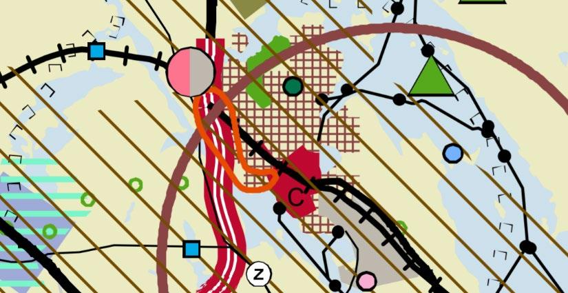 3 Kuva 1. Ote tarkistetusta Keski-Suomen maakuntakaavasta. Suunnittelualueen sijainti on osoitettu sinisellä nuolella. 3.3. Yleiskaava Äänekoski 2030 osayleiskaava on hyväksytty kaupunginvaltuustossa 29.