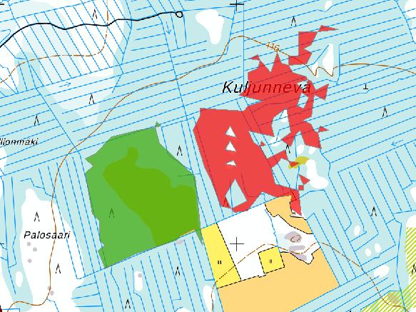 LIITE 1 Aineisto jaettiin ojitettuihin ja ojittamattomiin soihin SYKEssä tuotetun Soiden ojitustilanne -aineiston perusteella 73 (Taulukko 15).