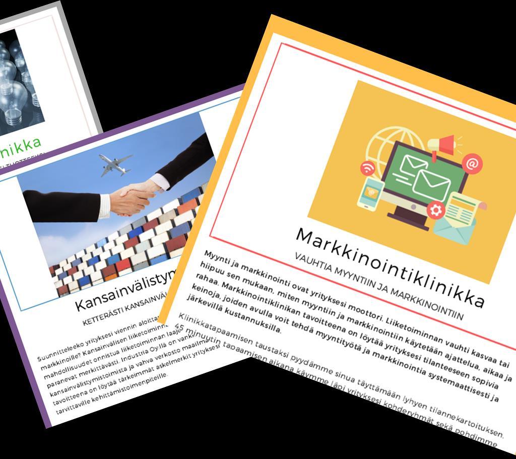 Business Klinikat Henkilökohtaisia tapaamisia,