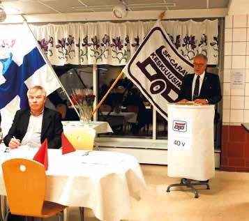 Sf-Caravan Keski-Uusimaa 40-vuotta Lauantaina 24. päivänä marraskuuta vietettiin yhdistyksemme 40-vuotisjuhlia Järvenpäässä Herman Fox Centerissä juhlavasti.