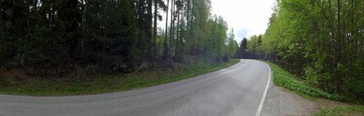 24 ole suoria ja avoimia näkymiä talojen pihoille, sillä tiheä metsäkasvusto rajaa asutuksen ja Koiskalantien välisen maisematilan. 5.
