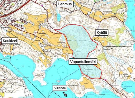 30 KUVA 25. Suunittelualueen rajaus. 7.1 Viheralueiden tavoitteet Viheralueet jäsentävät asuinalueita kokonaisuuksiksi ja tarjoavat viihtyisiä yhdysreittejä eri alueiden välille.