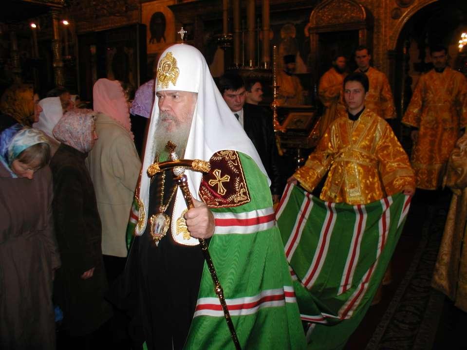 Moskovan ja koko Venäjän patriarkka Aleksi II.