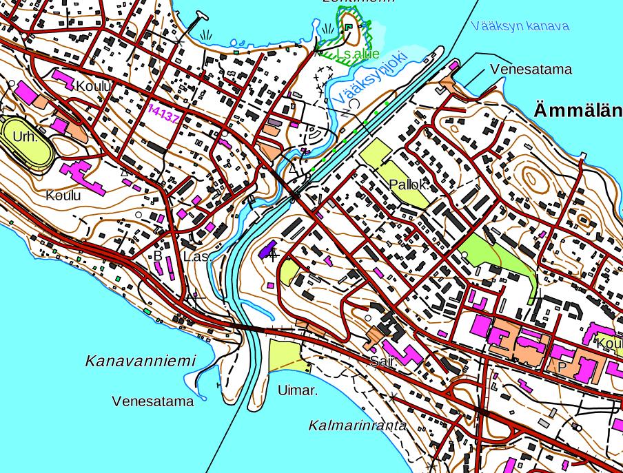 Kanava ja Sulkualue Kanava on keinotekoinen, vesiliikennettä tai veden johtamista varten rakennettu vesiuoma Valintakriteeri Kaikki vesiliikennettä palvelevat kanavat Liikennevirasto ylläpitää