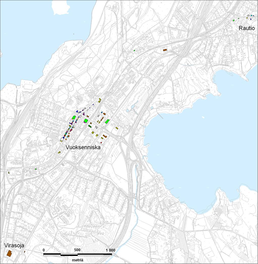 3 2 KAUPALLINEN PALVELUVERKKO IMATRALLA 2007 Kaupallisen palveluverkon tarkastelu perustuu kenttäkartoitukseen.