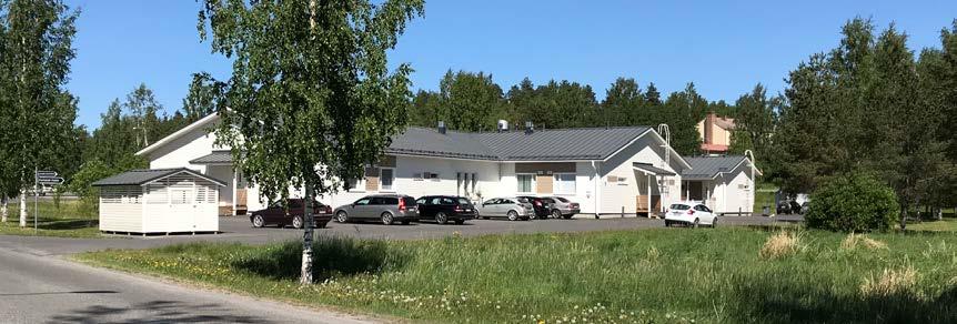Entinen työterveystalo on tyhjillään.