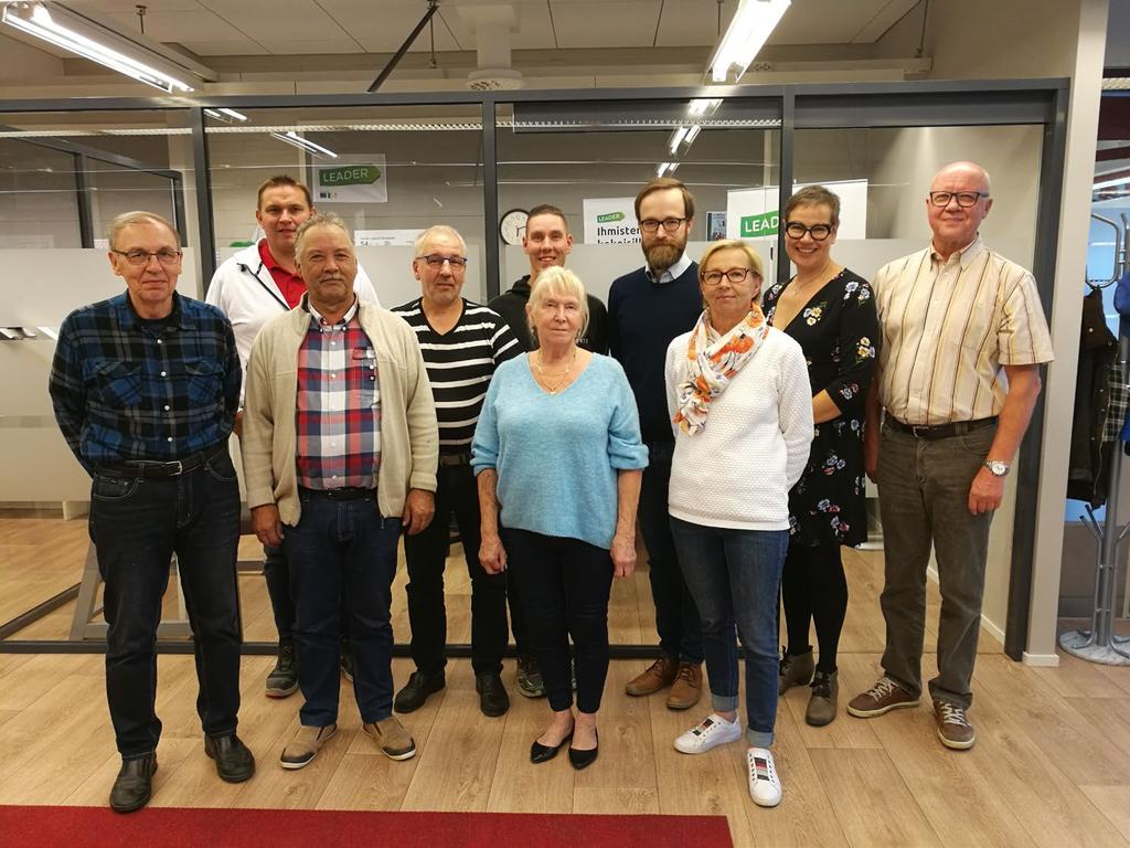 Hallituksen kokous Kurikan Formussa 13.9.2018.